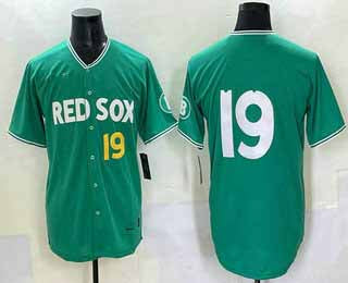 Boston Red Sox #19 Roman Anthony Green 2025 City Connect Limited Stitched Baseball Jersey