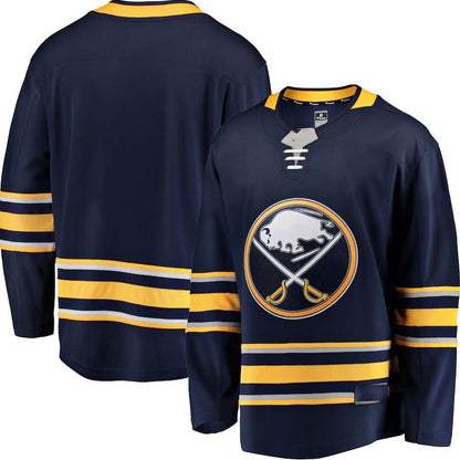 B.Sabres Fanatics Breakaway Home Jersey - Blue Stitched American Hockey Jerseys