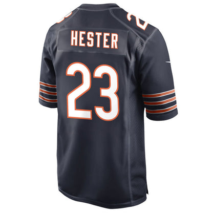 C.Bears #23 Devin Hester Player Navy Home Game Football Jerseys