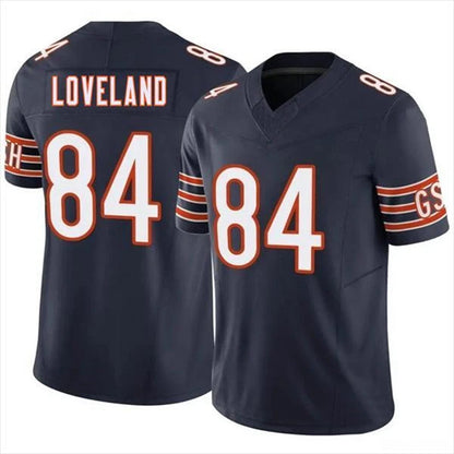 C.Bears #84 Colston Loveland Player F.U.S.E. Limited Navy Game Football Jerseys