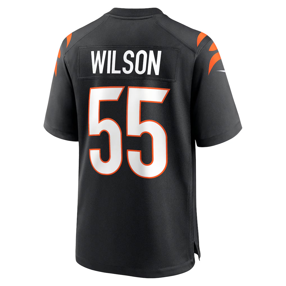 C.Bengals #55 Logan Wilson Player Black Home Game Football Jerseys