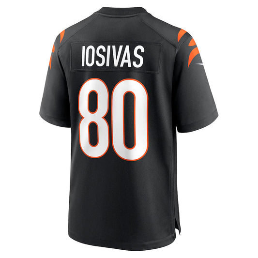 C.Bengals #80 Andrei Iosivas Player Black Home Game Football Jerseys