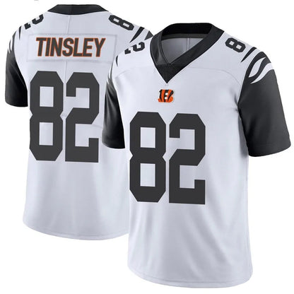 C.Bengals #82 Mitchell Tinsley Player White Vapor Limited Football Jerseys