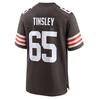 C.Browns #65 Dartanyan Tinsley Brown Team Game Stitched American Football Jerseys