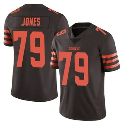 C.Browns #79 Dawand Jones Player Brown Vapor Limited Football Jerseys