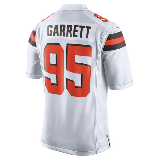 C.Browns #95 Myles Garrett Player White Game Football Jerseys