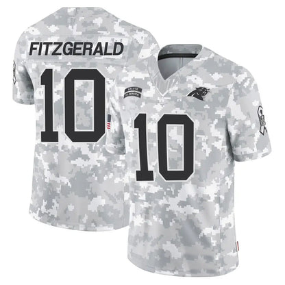 C.Panthers #10 Ryan Fitzgerald Player Arctic Camo Salute to Service Limited Football Jerseys