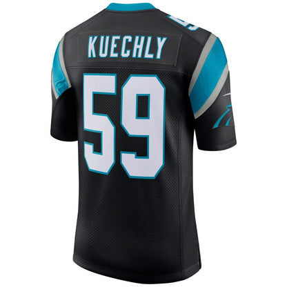 C.Panthers #59 Luke Kuechly Player Black Classic Limited Football Jerseys