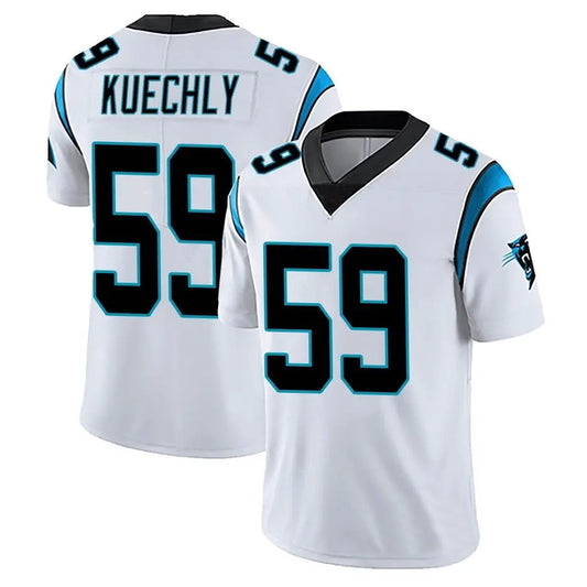 C.Panthers #59 Luke Kuechly Player White Vapor Limited Football Jerseys