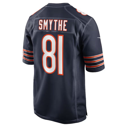 C.Bears #81 Durham Smythe Navy Team Game American Football Jerseys