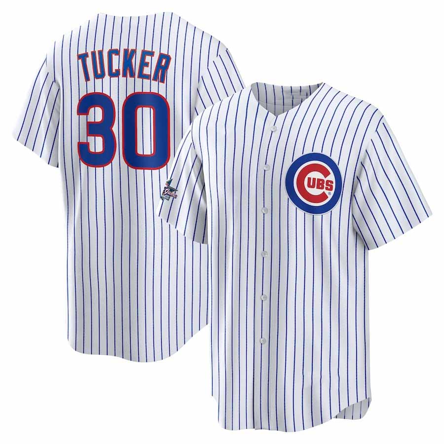 Chicago Cubs #30 Kyle Tucker 2025 All-Star Game Home Replica Player Jersey - White Stitched Baseball Jersey