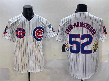 Chicago Cubs #52 Pete Crow-Armstrong White 2025 Tokyo Series Limited Stitched Baseball Jersey