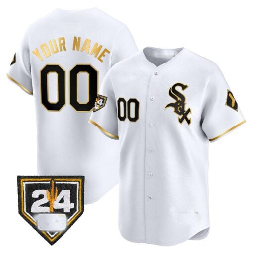Custom Chicago White Sox 2024 Spring Training Patch Vapor Premier Limited¨C All Stitched Baseball Jersey