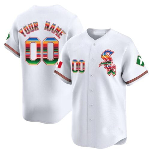 Custom Chicago White Sox Mexico Vapor Premier Limited V2 ¨C All Stitched Baseball Jersey