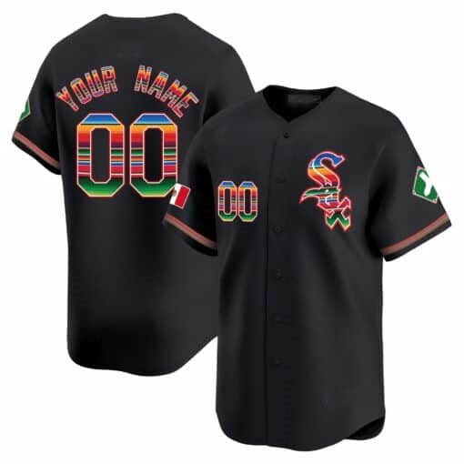 Custom Chicago White Sox Mexico Vapor Premier Limited V2 ¨C All Stitched Baseball Jersey