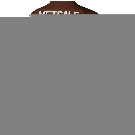 C.Browns #21 Eric Metcalf  Mitchell & Ness Brown 1989 Legacy Replica Jersey Stitched American Football Jerseys