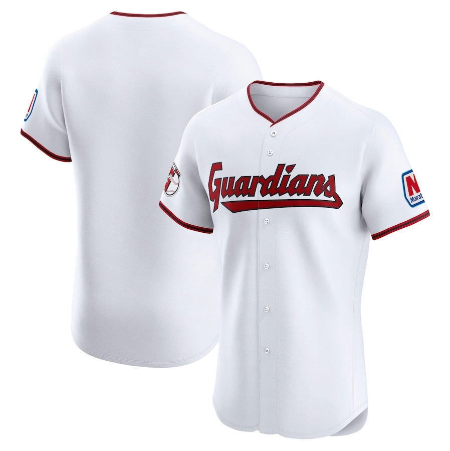 Cleveland Guardians Home Elite Jersey - White American Football Jerseys