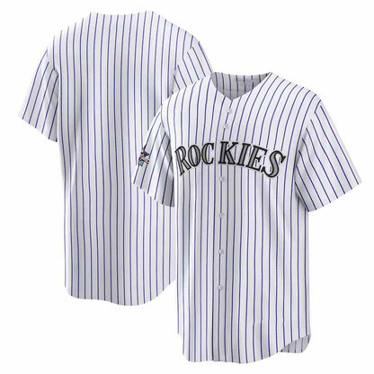 Colorado Rockies 2025 All-Star Game Home Replica Jersey - White Stitched Baseball Jersey