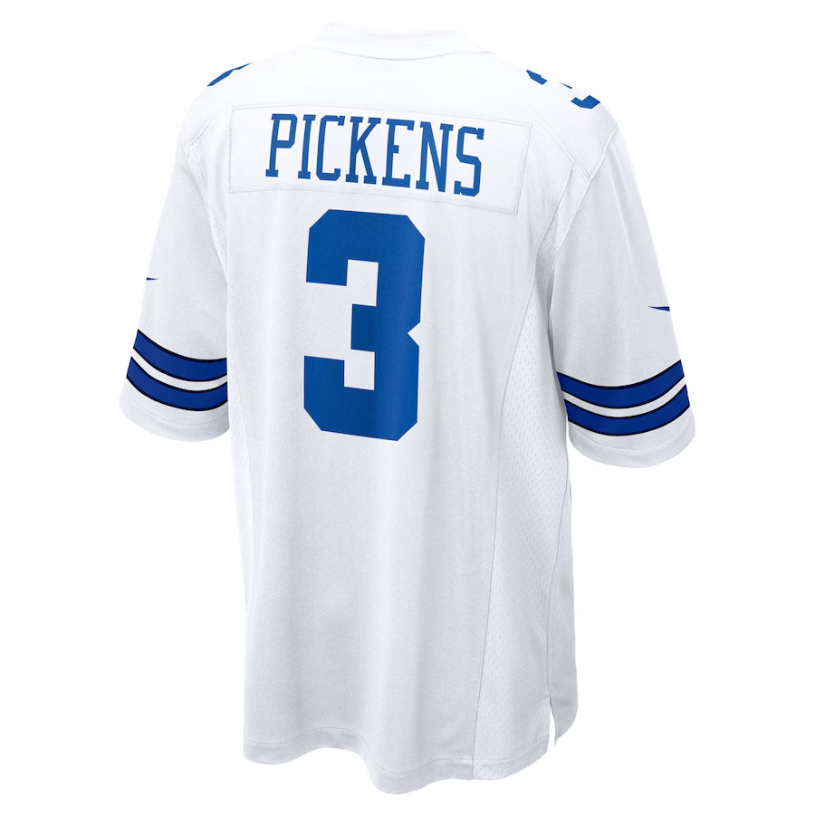 D.Cowboys #3 George Pickens Player White Home Game Football Jerseys