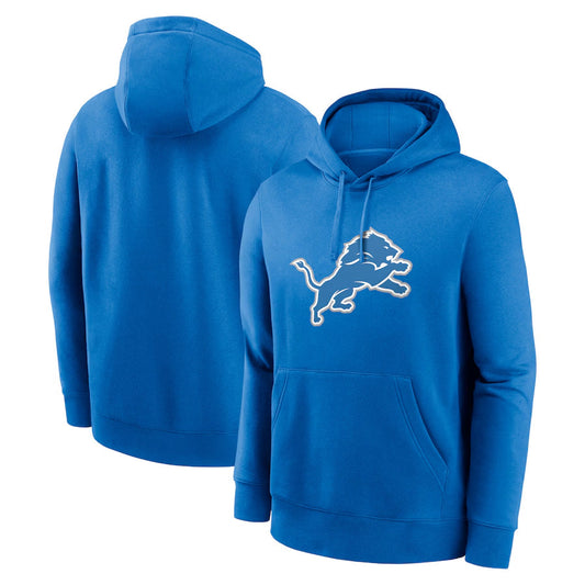 D.Lions Player Blue Primetime Club Logo Hoodie Game Football Jerseys