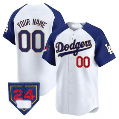 Custom Los Angeles Dodgers 2024 Spring Training Patch Vapor Premier Limited ¨C All Stitched Baseball Jersey