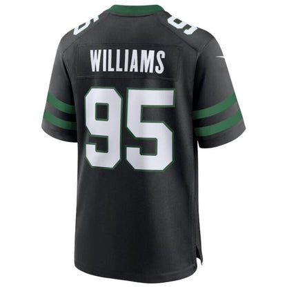 #95 Quinnen Williams Player NY.Jets Legacy Black Game Stitched Football Jerseys