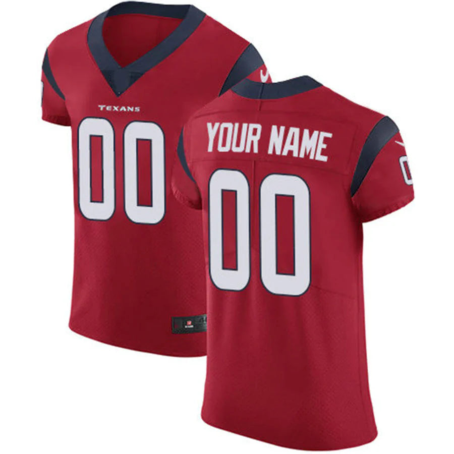 Custom H.Texans Team Color Vapor Untouchable Elite American Jerseys Stitched Football Jerseys