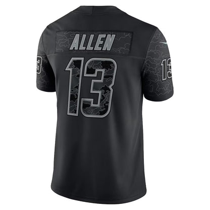 LA.Chargers #13 Keenan Allen Player Black RFLCTV Limited Football Jerseys