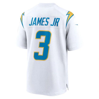 #3 Derwin James JR Player LA.Chargers White Game Football Jerseys