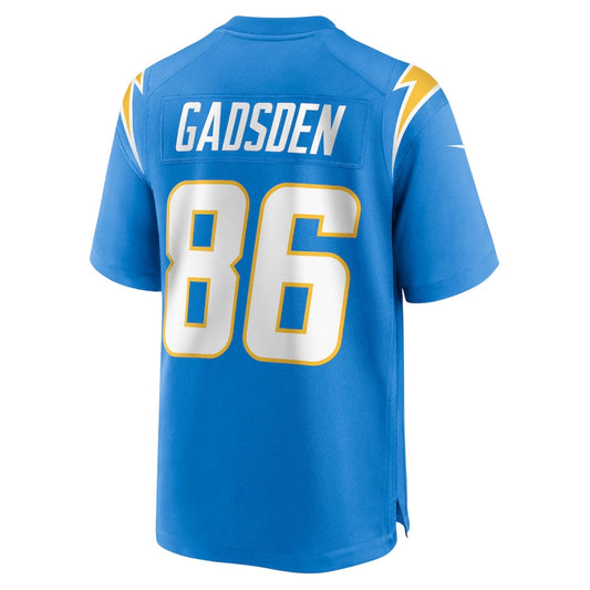 LA.Chargers #86 Oronde Gadsden Powder Blue Team Game Stitched American Football Jerseys