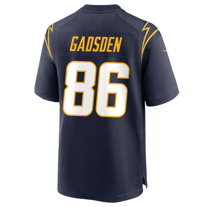 LA.Chargers #86 Oronde Gadsden Player Navy Home Game Football Jerseys