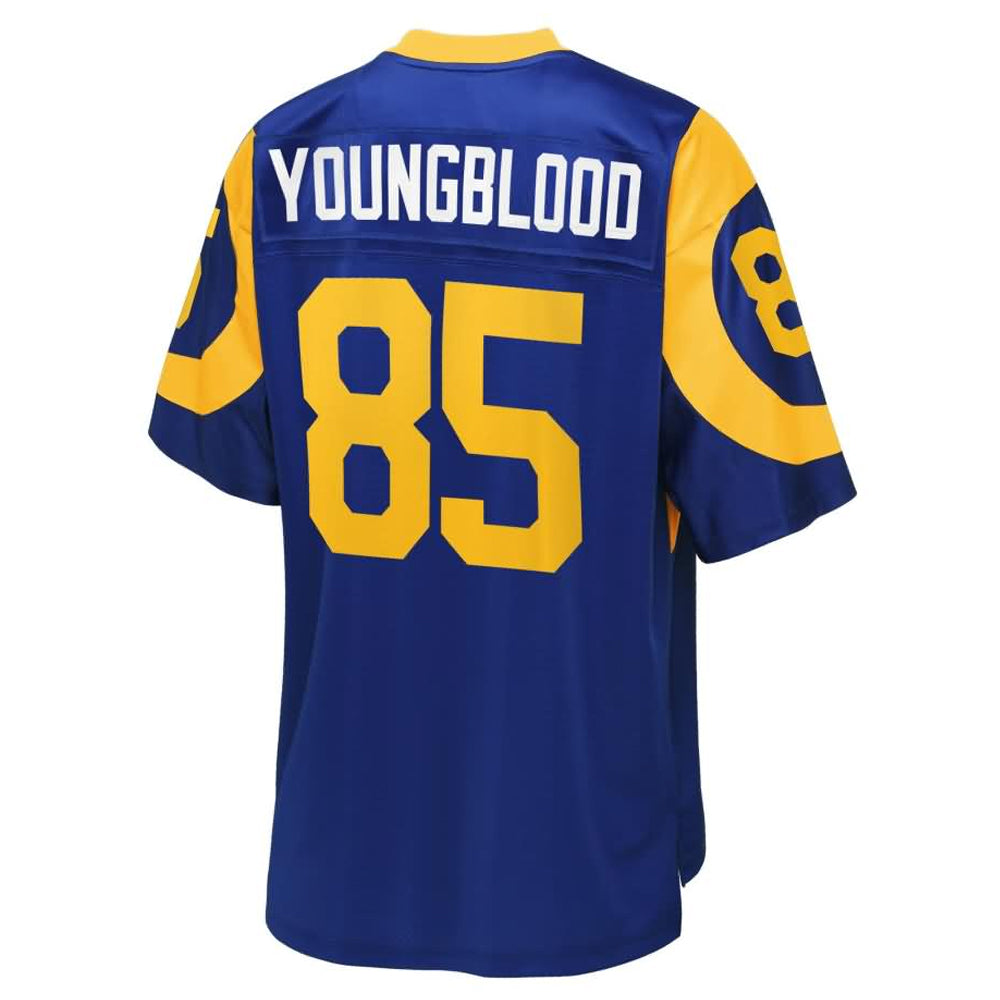 LA.Rams #85 Jack Youngblood Player Royal Legacy Replica Football Jerseys