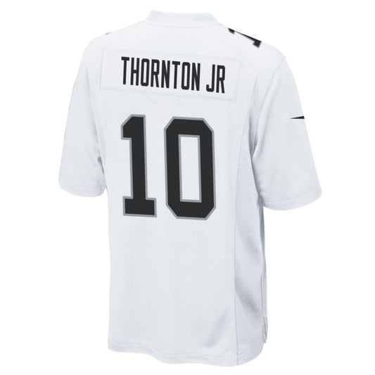 LV.Raiders #10 Dont'e Thornton Jr. Player White Home Game Football Jerseys