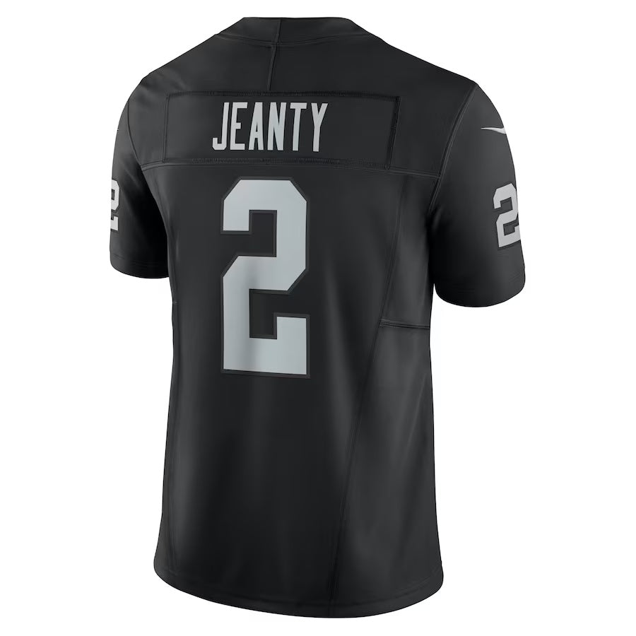 LV.Raiders #2 Ashton Jeanty Black Team Limited Stitched American Football Jerseys