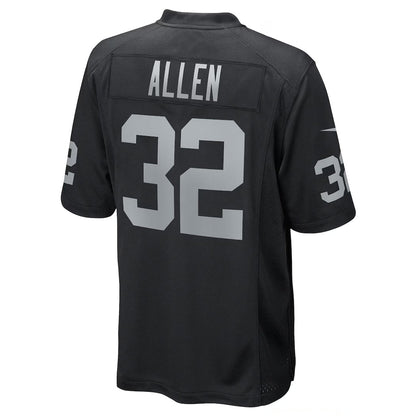 LV.Raiders #32 Marcus Allen Player Black Home Game Football Jerseys