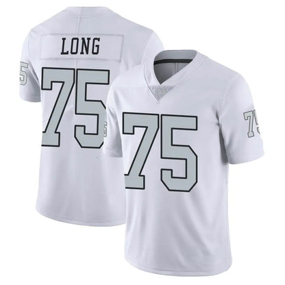 LV.Raiders #75 Howie Long Player White Alternate Vapor Limited Football Jerseys