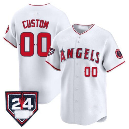 Custom Los Angeles Angels 2024 Spring Training Patch Vapor Premier Limited ¨C All Stitched Baseball Jersey