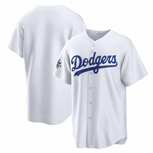 Los Angeles Dodgers 2025 All-Star Game Home Replica Jersey - White Stitched Baseball Jersey