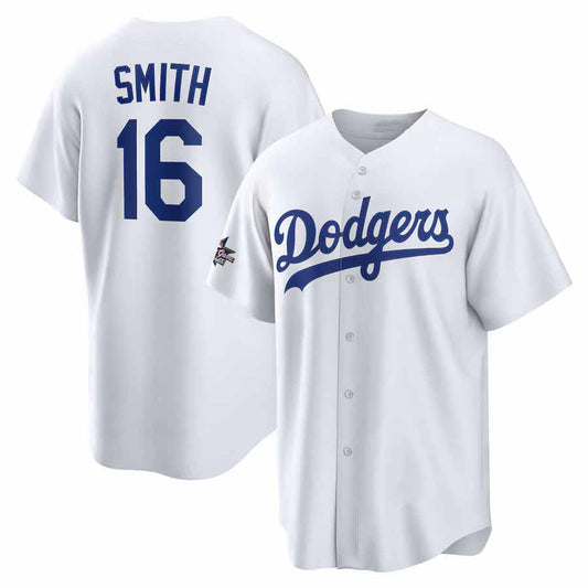 Los Angeles Dodgers #16 Will Smith 2025 All-Star Game Home Replica Player Jersey - White Stitched Baseball Jersey