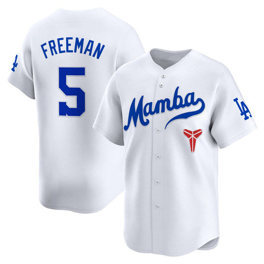 Los Angeles Dodgers #5 Freddie Freeman Mamba Vapor Premier Limited Jersey - All Stitched Baseball Jersey