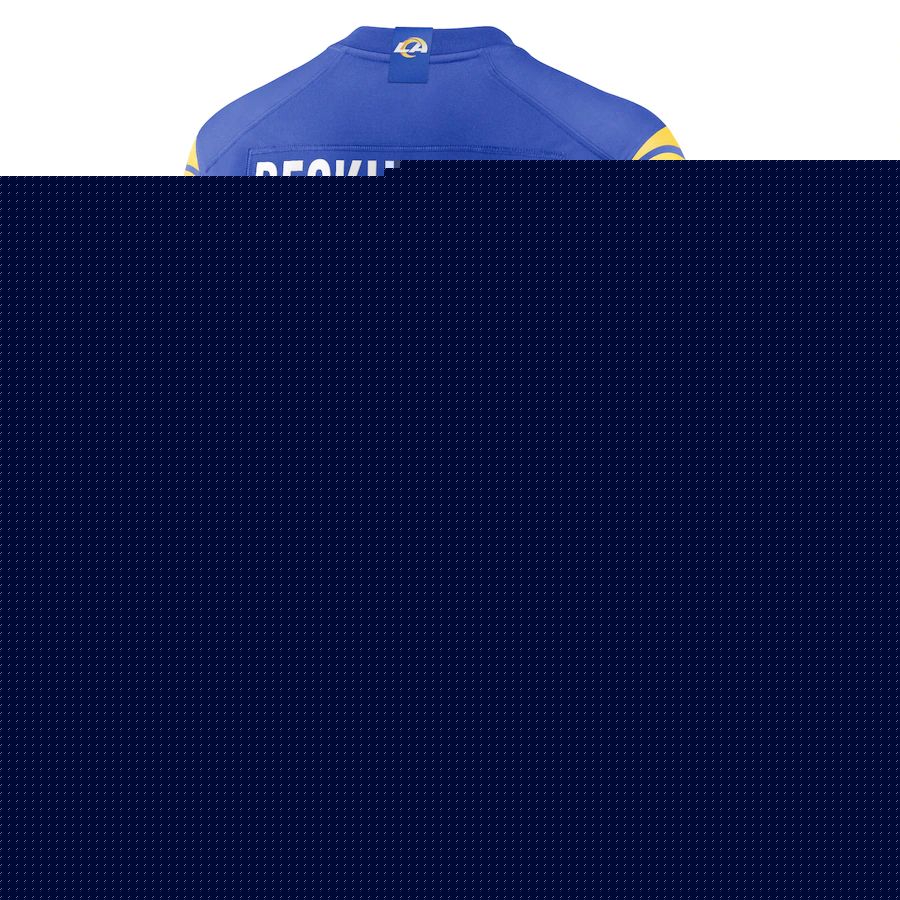 LA.Rams #3 Odell Beckham Jr. Royal Super Bowl LVI Game Patch Jersey Stitched American Football Jerseys