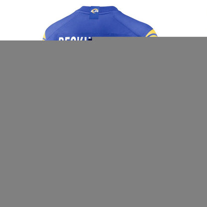 LA.Rams #3 Odell Beckham Jr. Royal Super Bowl LVI Game Patch Jersey Stitched American Football Jerseys