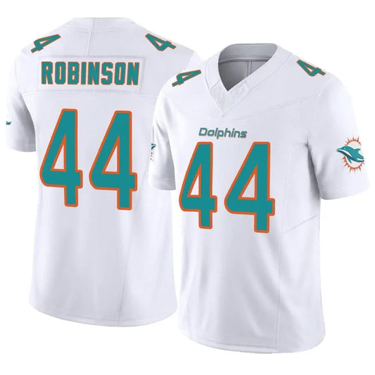 M.Dolphins #44 Chop Robinson Player White Vapor F.U.S.E. Limited Football Jerseys