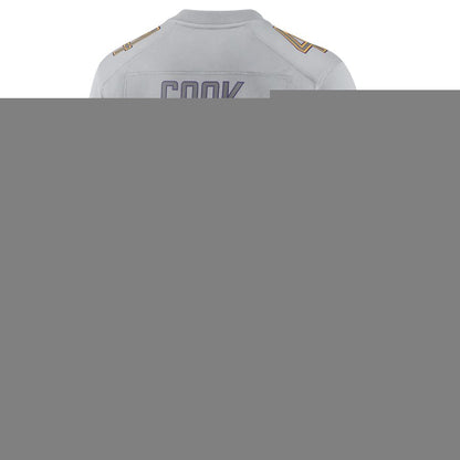 MN.Vikings #4 Dalvin Cook Gray Atmosphere Fashion Game Jersey Stitched American Football Jerseys