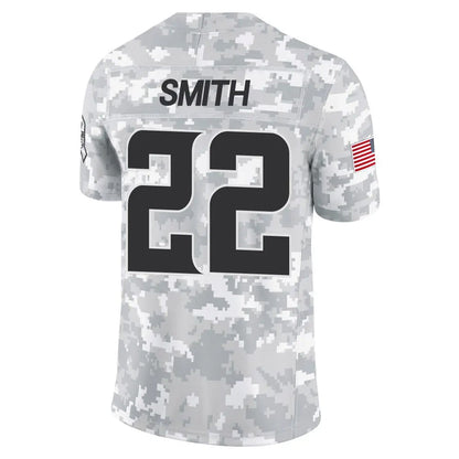 MN.Vikings #22 Harrison Smith Player Arctic Camo Salute to Service Limited Football Jerseys