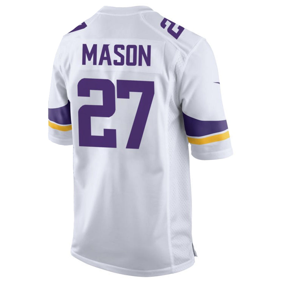 MN.Vikings #27 Jordan Mason Player White Home Game Football Jerseys