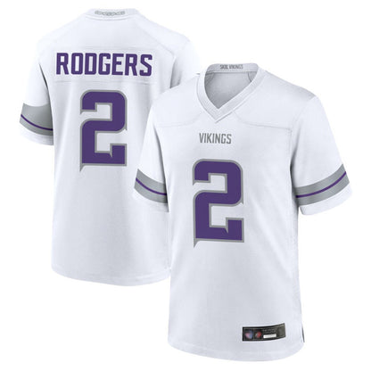 MN.Vikings #2 Isaiah Rodgers Player White Alternate Game Football Jerseys