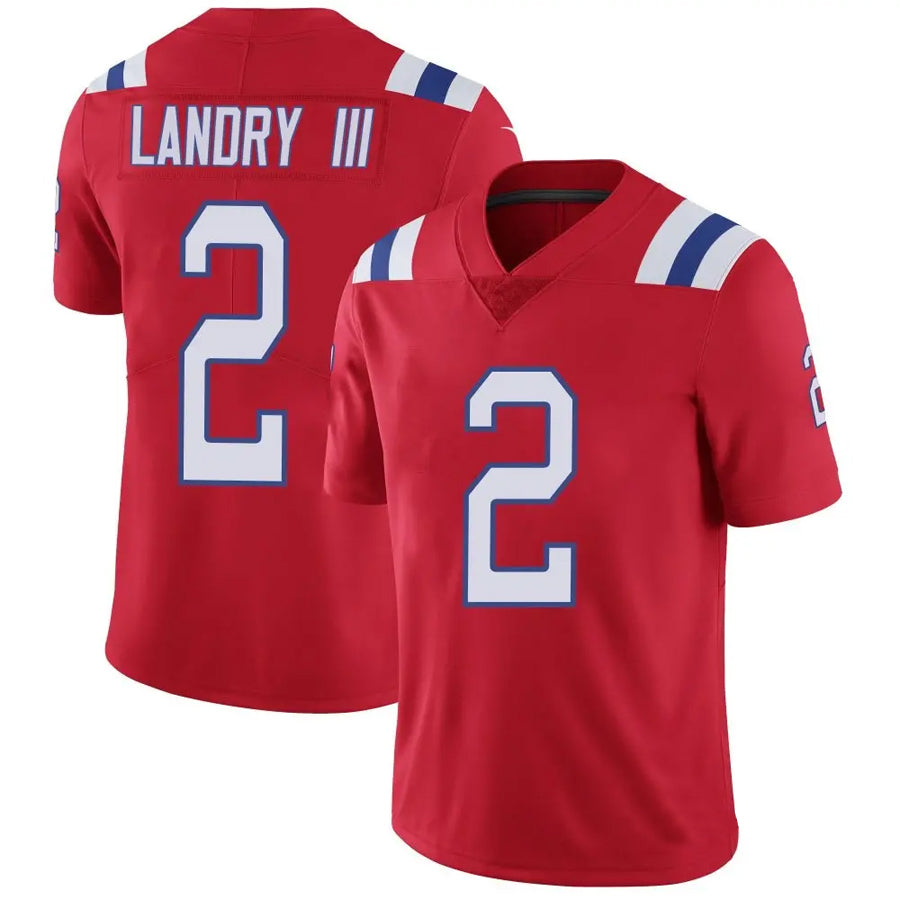 NE.Patriots #2 Harold Landry III Player Red Vapor Limited Football Jerseys