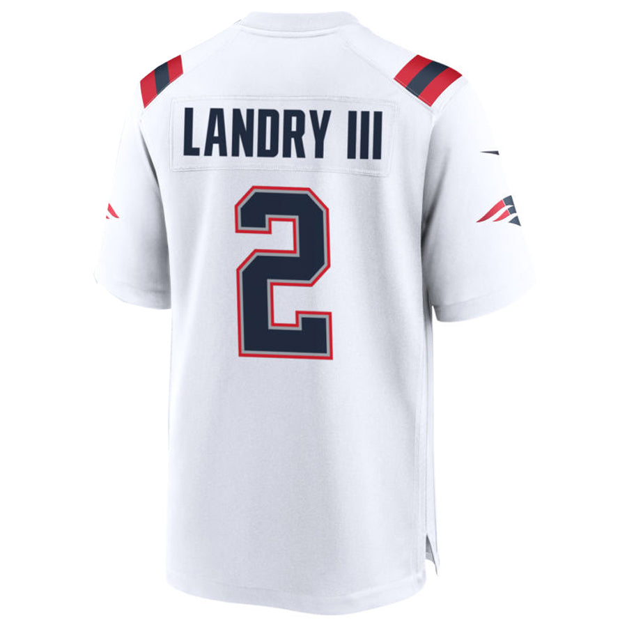 NE.Patriots #2 Harold Landry III Player Whtie Home Game Football Jerseys