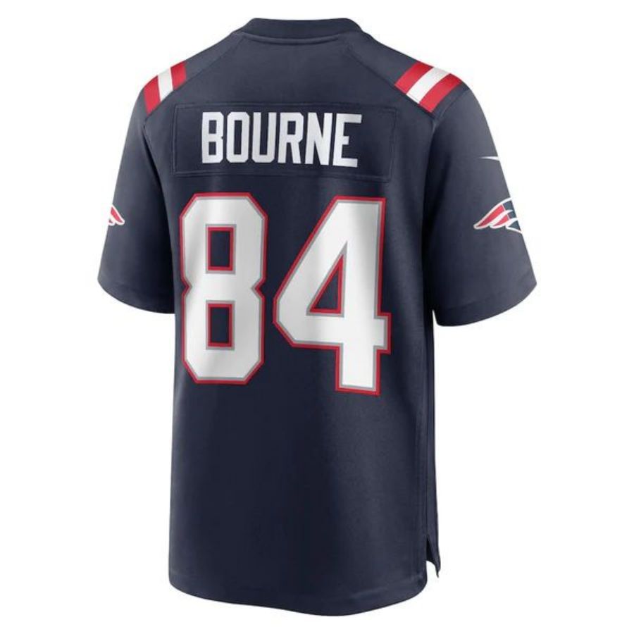 #84 Kendrick Bourne Player NE.Patriots Navy Game Football Jerseys